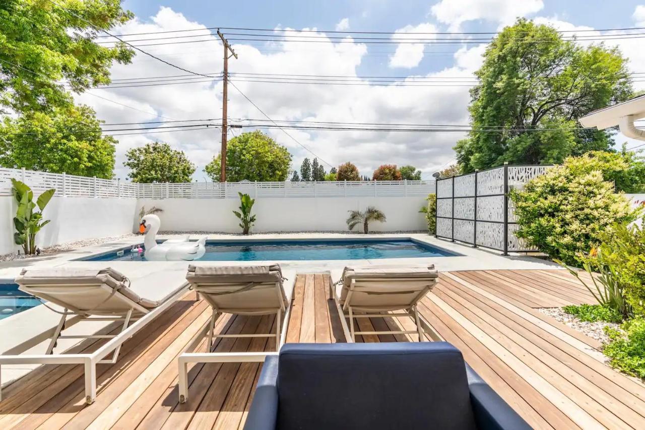 New Luxury Entertaining House With Pool Spa Sauna Tesla Charger Pets Los Angeles Exteriér fotografie
